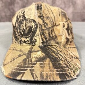Remington Realtree Camo Hat Distressed Adjustable Hunting Fishing Ball Cap OSFM